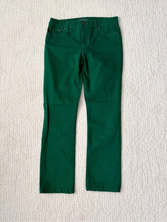 Ralph Lauren Denim - Ralph Lauren Emerald Green Straight-Leg Jeans